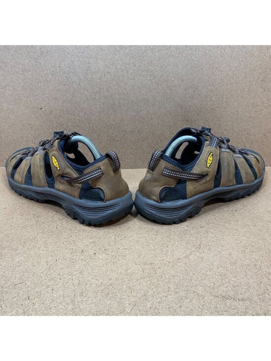 Keen Mens Targhee lll Waterproof Hiking Sandals Size 10 Brown/Black Leather main image 6